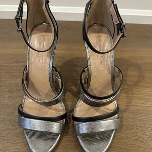 Women’s Black/Silver Dress Sandal